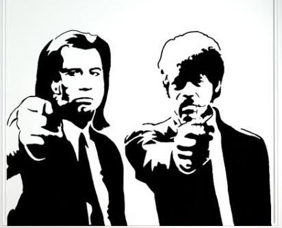 Vector Serigrafia Sticker Para Pared Pulp Fiction Best Vector 412x333 Vector Serigrafia Sticker Para Pared Pulp Fiction Best Vector
