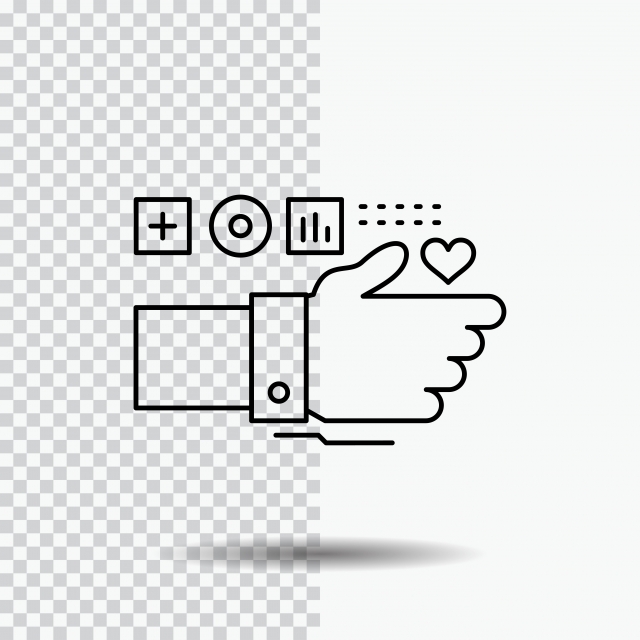 640x640 Monitoring,technology,fitness,heart,pulse Line Icon On Trans