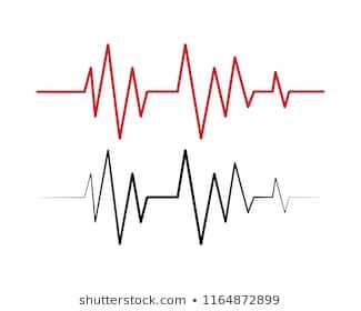 325x280 Pulse Line Ilustration Vector Template Heart Beat Illustration