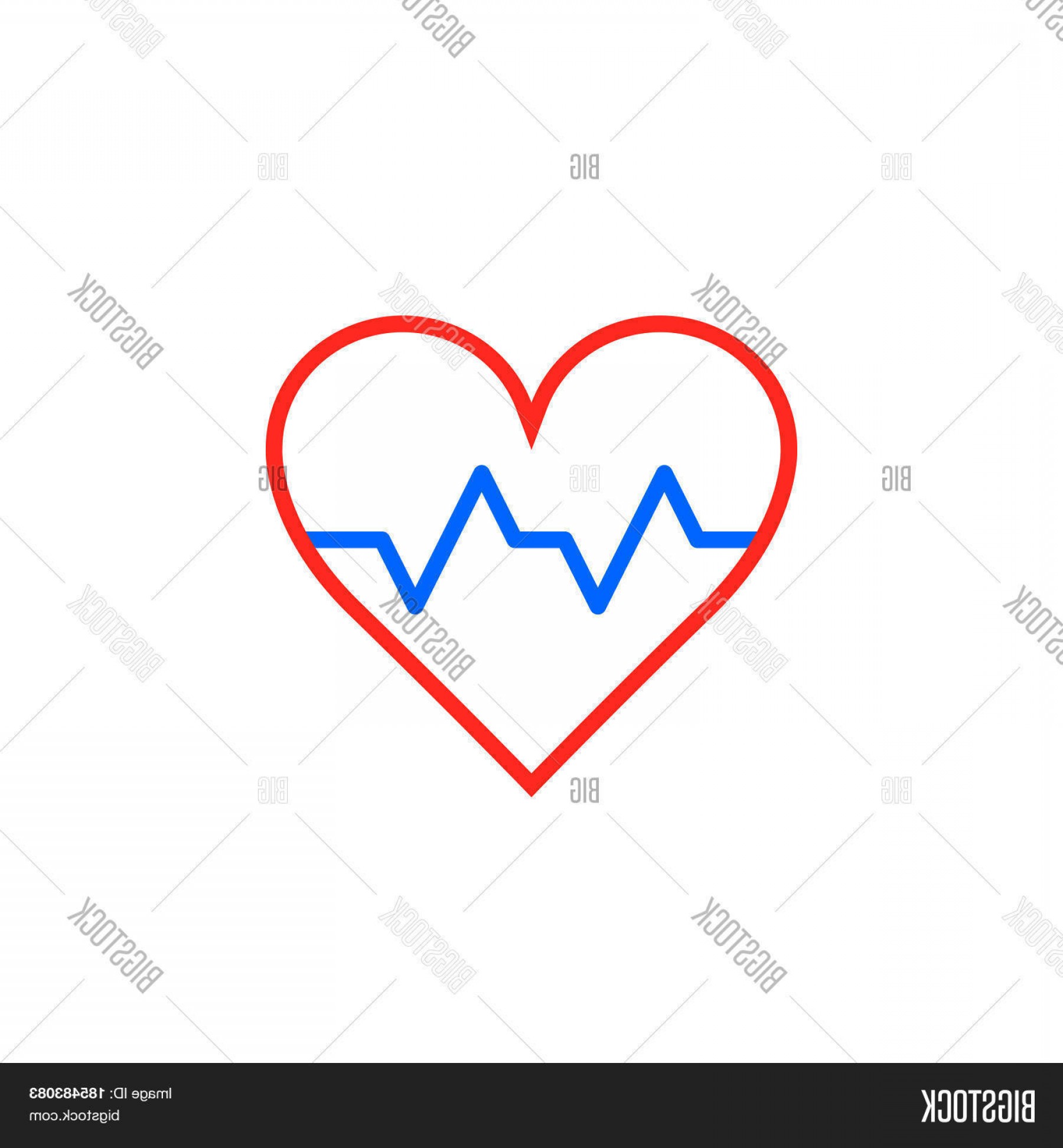 1800x1944 Stock Vector Heartbeat Symbol Heart Beat Pulse Line Icon Outline