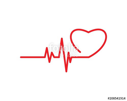 500x400 Pulse Line Vector Stock Image And Royalty Free Vector