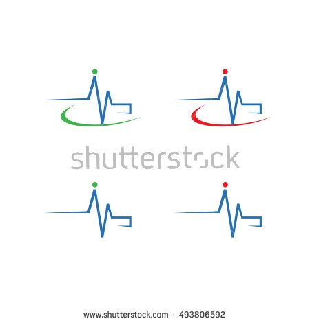 450x470 Medical Logo, Pulse Vector Shutterstock Logos