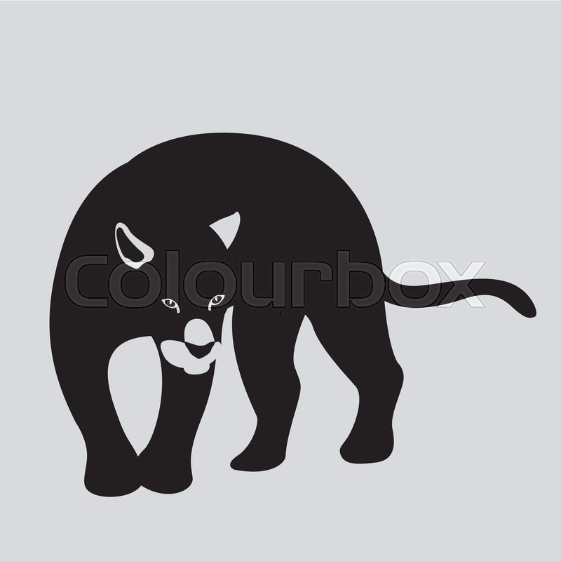 800x800 Puma Vector Illustration Style Flat Stock Vector Colourbox