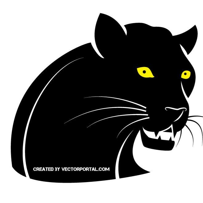 660x660 Black Puma Vector Image Animal Vectors Black Puma, Free Vector