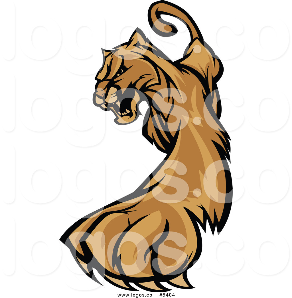 1024x1044 Royalty Free Vector Of A Logo Of A Clawing Puma