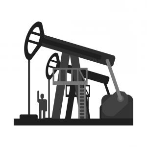 300x300 Photostock Vector Oil Pump Jack Oil Industry Equipment Vector