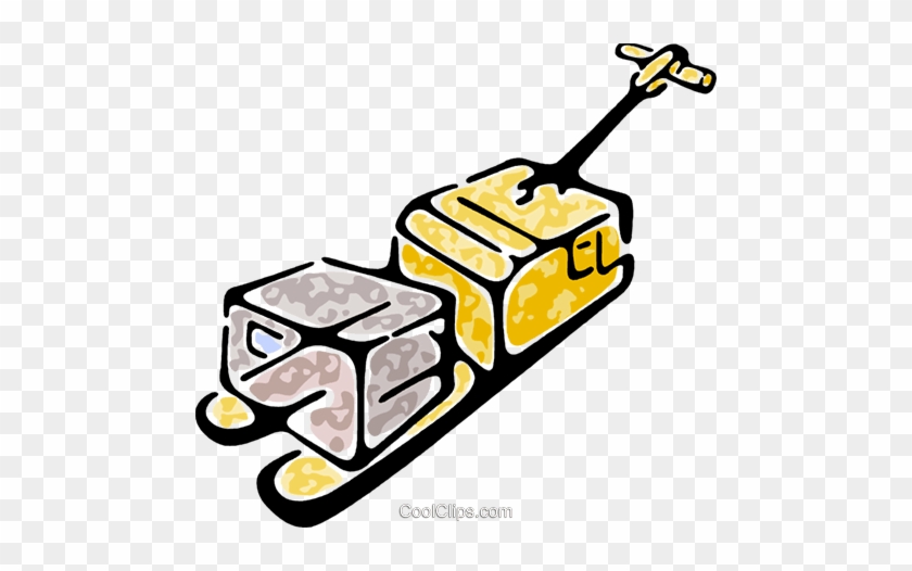 840x526 Pump Jack With A Shipment Royalty Free Vector Clip