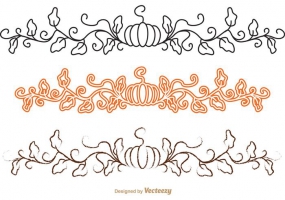 285x200 Pumpkin Border Free Vector Graphic Art Free Download