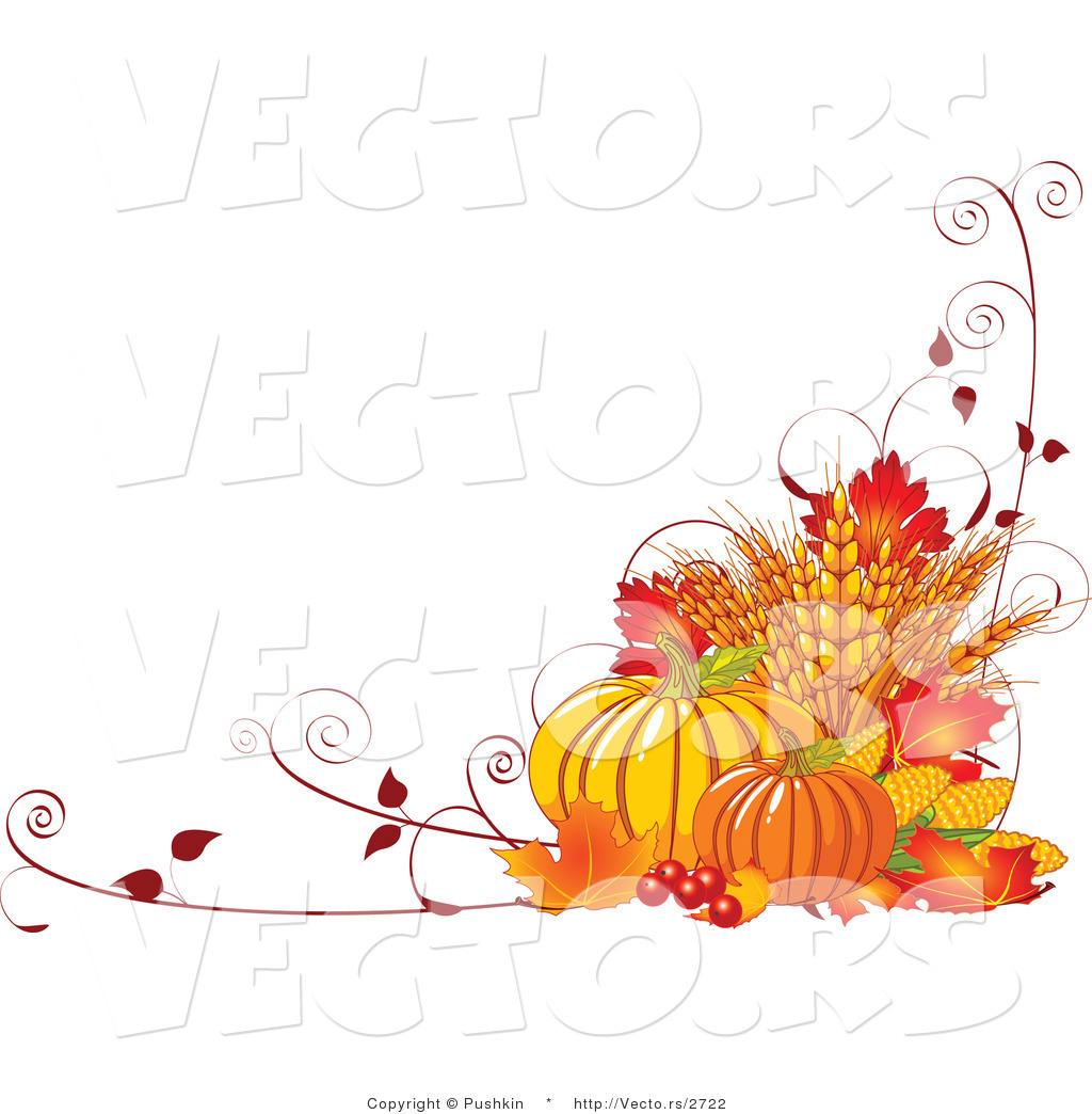 1024x1044 Vector Of Fall Harvest With Wheat, Pumpkins, Vines And Autumn