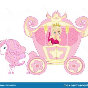 300x300 Photostock Vector Vector Cartoon Princess Carriage Vector