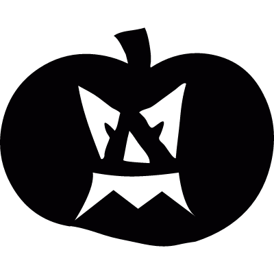 400x400 Halloween Ugly Pumpkin Face Free Vectors, Logos, Icons