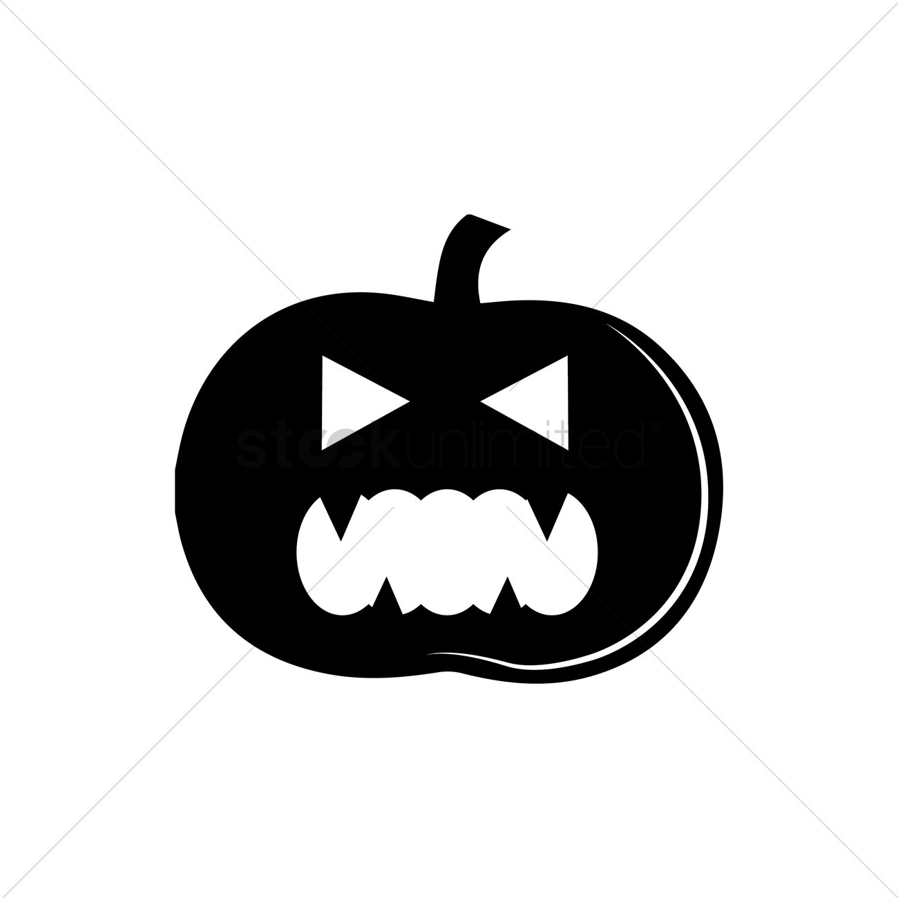 1300x1300 Carved Pumpkin Face Vector Image