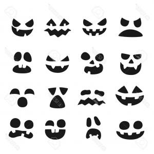 300x300 Pumpkin Faces Halloween Evil Devil Face Scary Vector Soidergi