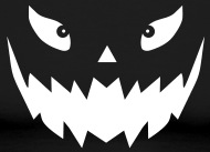 190x137 Really Scary Halloween Pumpkin Face Vector Women's Long Tank Top