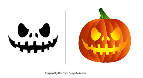 500x273 Vector Halloween Evil Pumpkin Free Vector Download