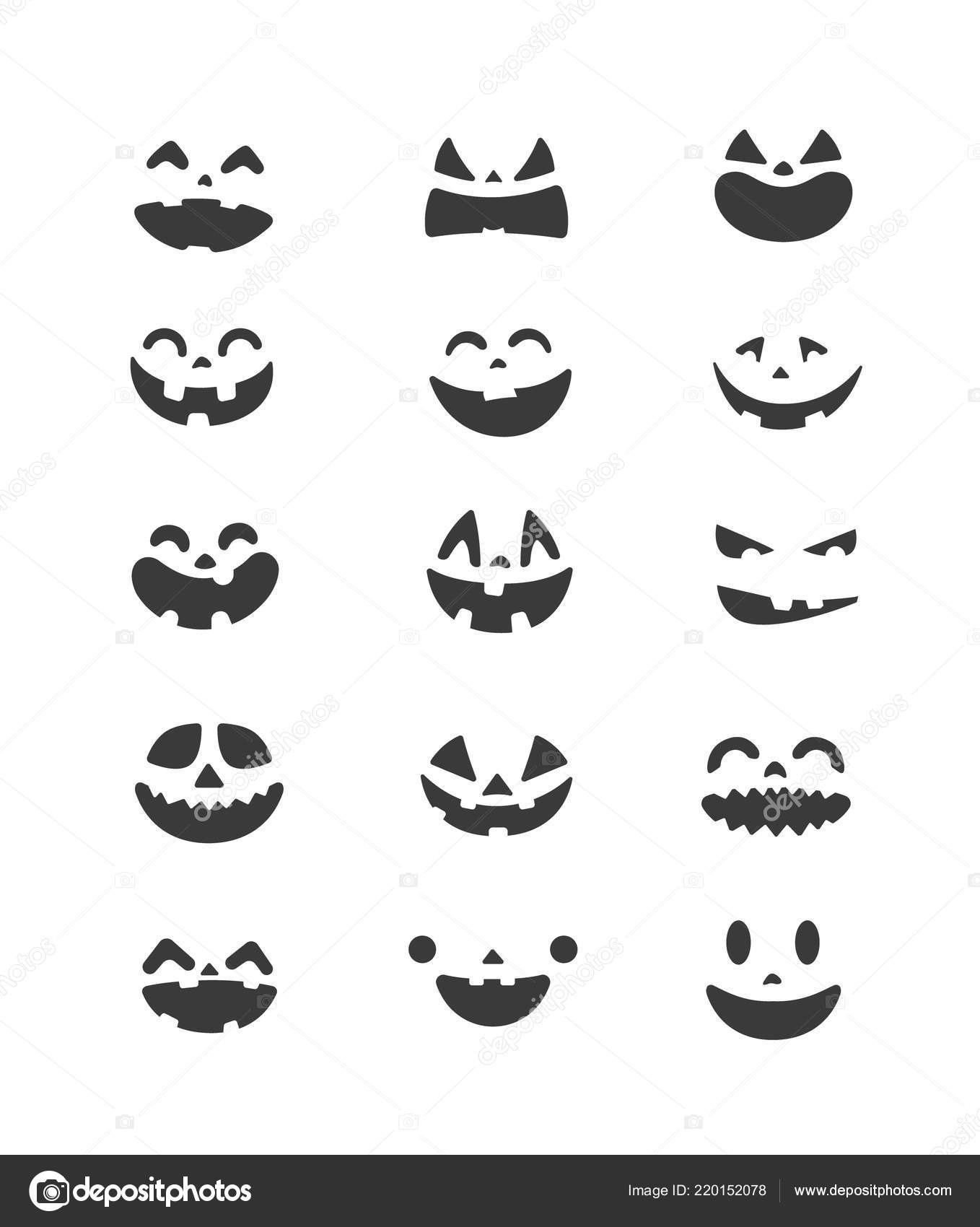 1358x1700 Halloween Pumpkin Face Clipart