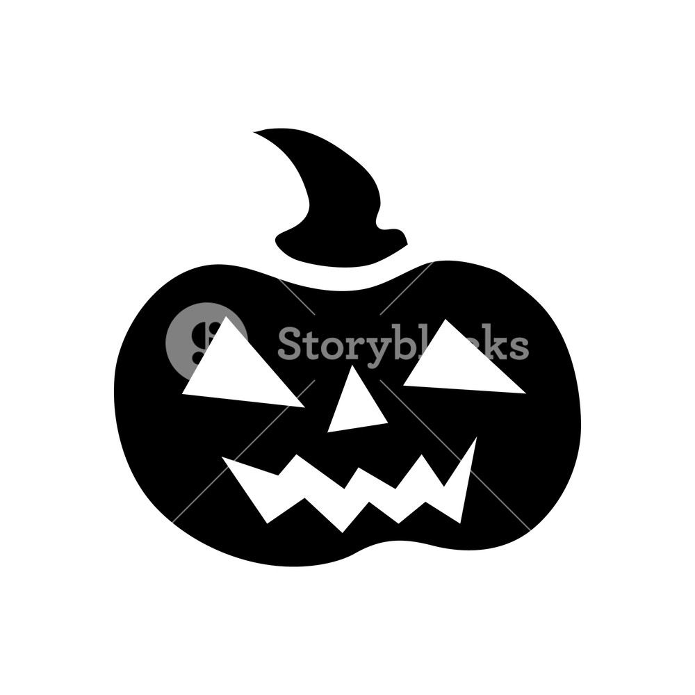 1000x1000 Halloween Pumpkn Simple Illustration Of Pumpkin Vector Icon