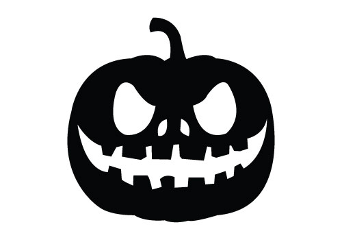 500x350 Collection Of 'halloween Pumpkin Silhouette' Download More Than
