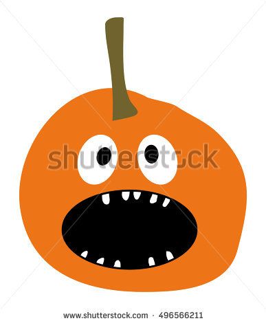 387x470 Halloween Pumpkn Pumpkn Vector Orange Pumpkin Smiling