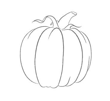 369x340 Gallery For Gt Clip Art Pumpkin Outline Halloween Pumpkin