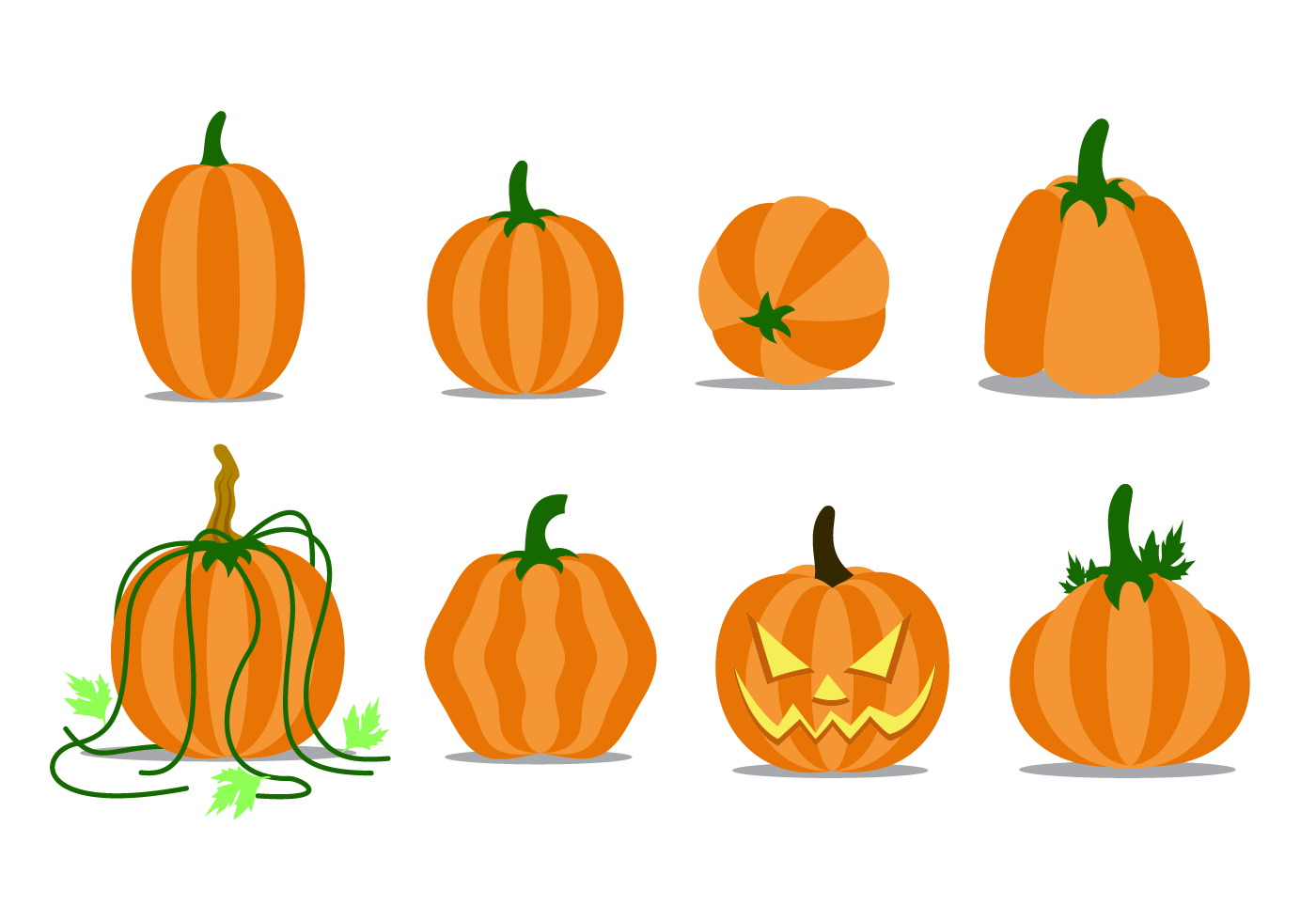 1400x980 Pumpkin Free Vector Art