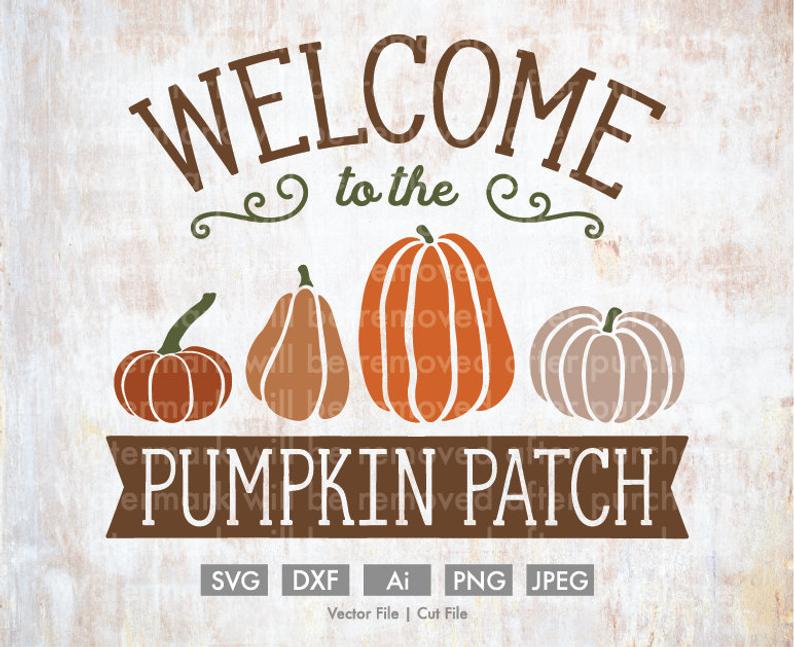 794x647 Rustic Pumpkin Patch Truck Vectorcutting Silhouette Etsy