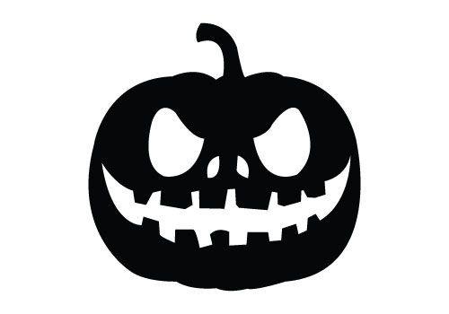 Silhouette Clip Art Halloween Vector 500x350 Silhouette Clip Art Halloween Vector