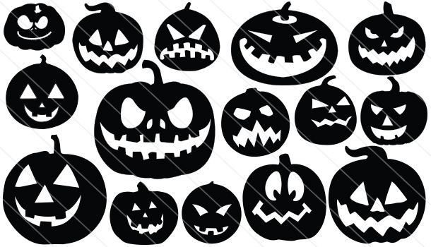 Pumpkin Silhouette Vector 610x350 Pumpkin Silhouette Vector