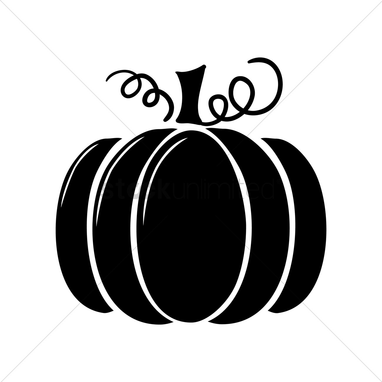 Pumpkin Silhouette Vector at Vectorified.com | Collection of Pumpkin ...