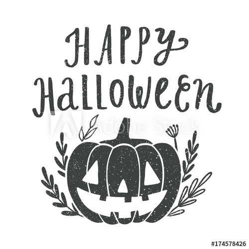 Happy Halloween Scary Pumpkin Silhouette Vector Beautiful 500x500 Happy Halloween Scary Pumpkin Silhouette Vector Beautiful