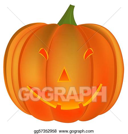 450x470 Halloween Pumking Clipart
