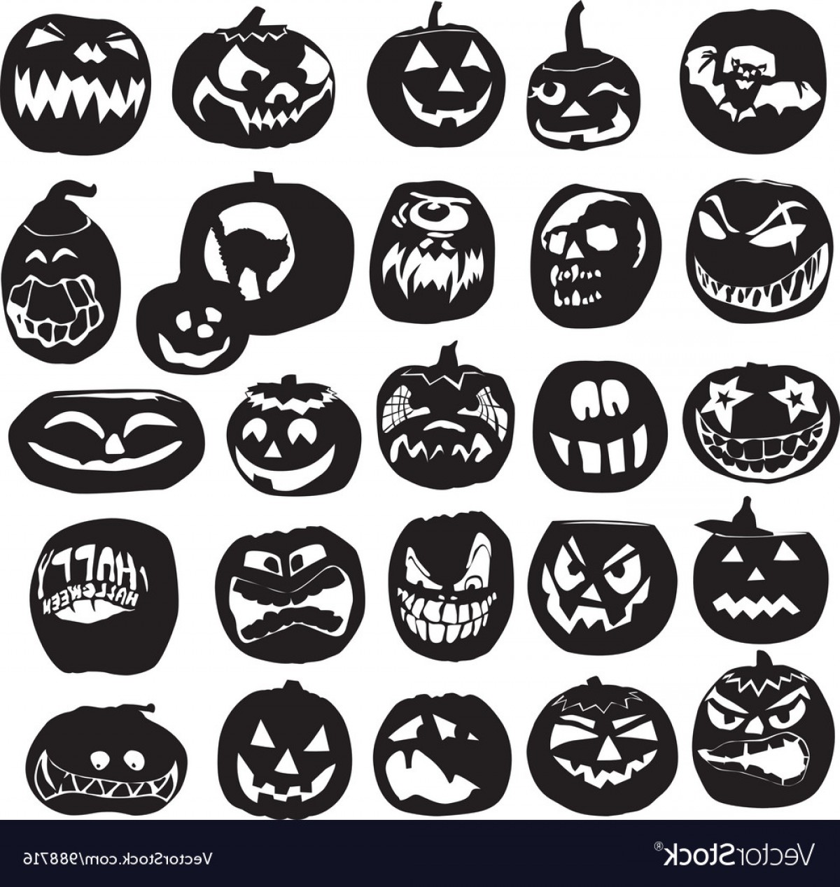 1200x1268 Silhouettes Of Halloween Pumpkin Vector Newwaysys