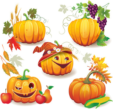 380x368 Funny Pumpkin Clipart Free Vector Download