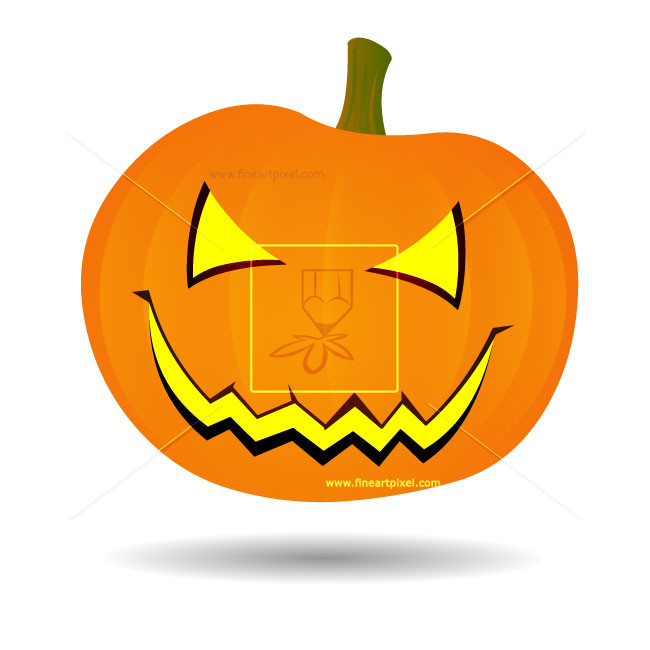 650x650 Halloween Pumpkin Vector Illustration Free Vectors, Illustrations