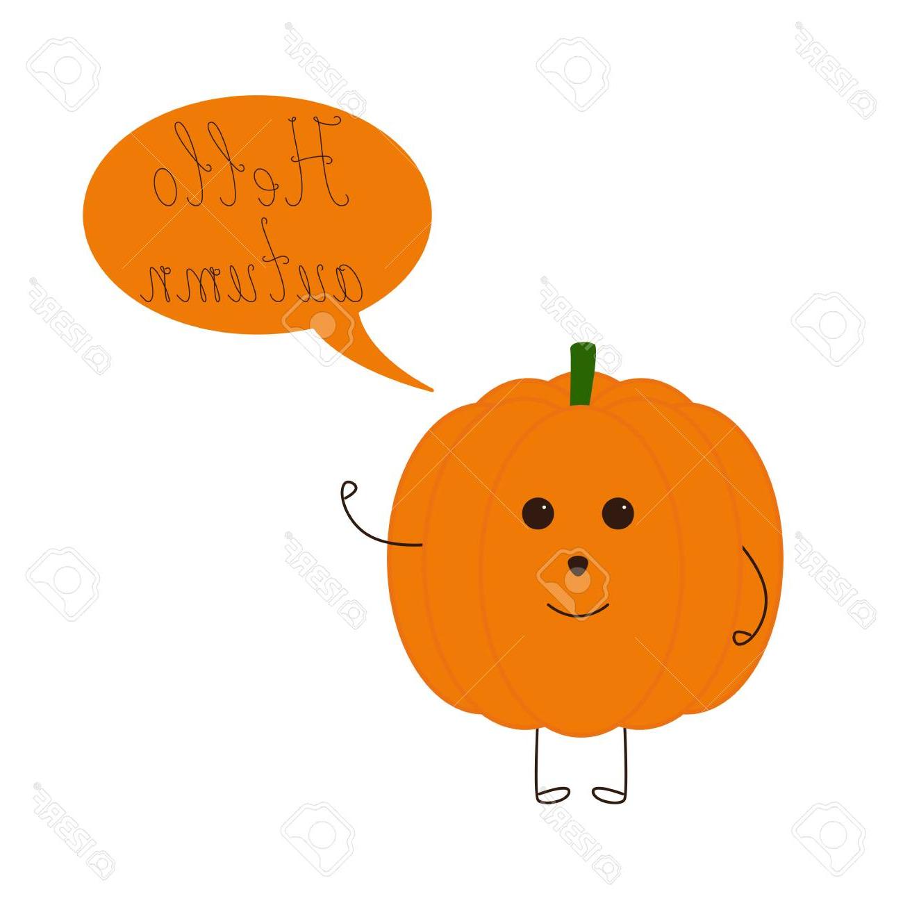 1300x1300 Best Free Cute Smiling Pumpkin Vector Library Free Vector Art