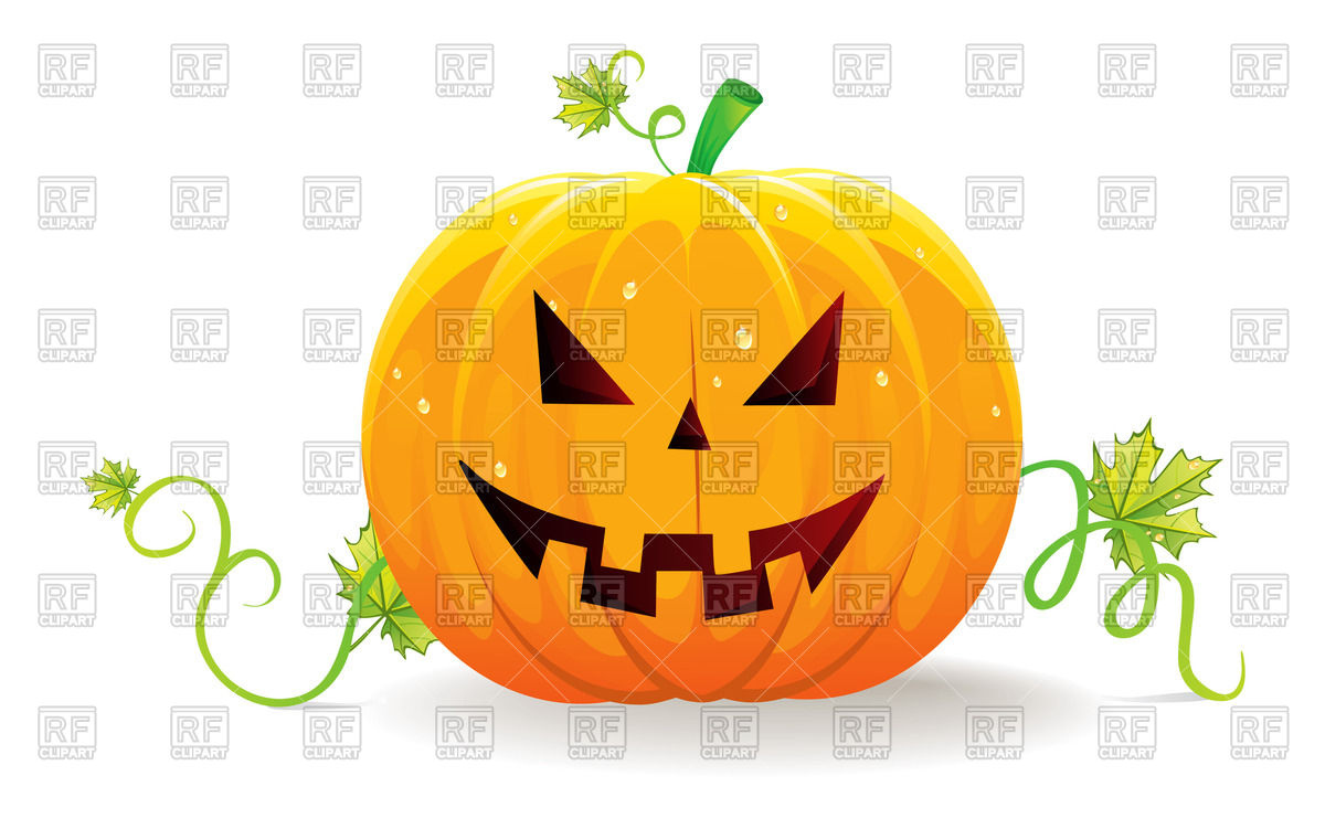 1200x751 Scary Halloween Pumpkin Vector Image Of Food And Beverages