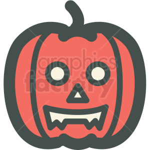 300x300 Halloween Pumpkin Vector Icon Image Clipart Royalty Free Gif