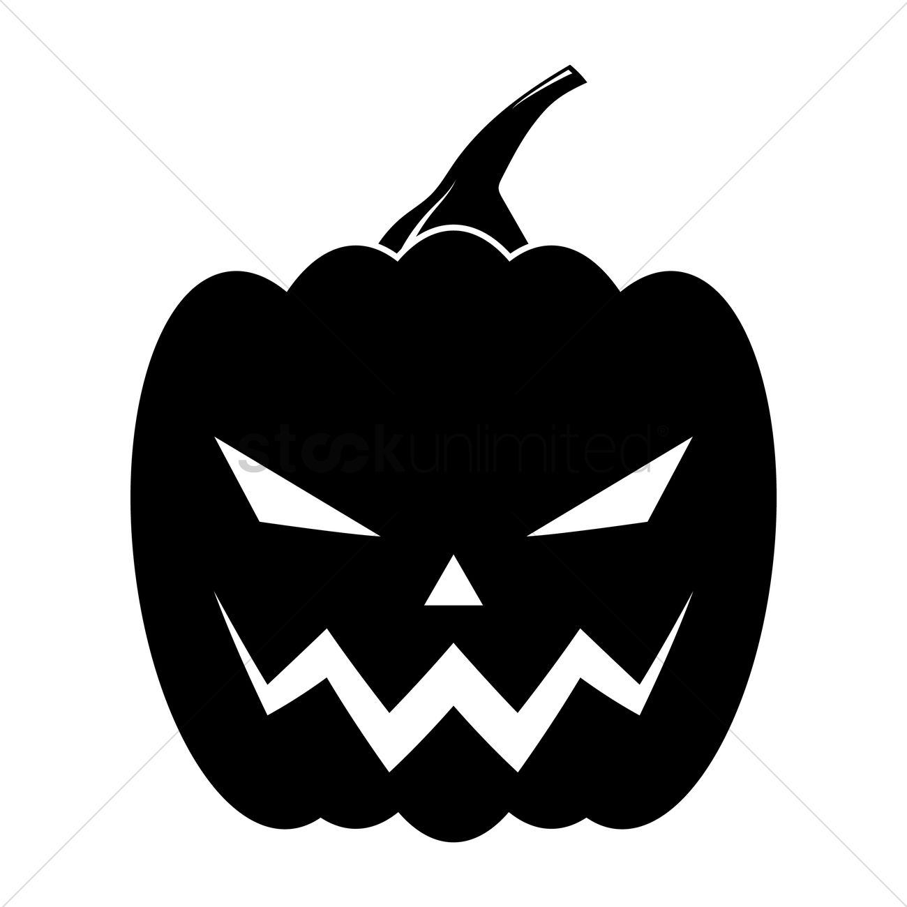 1300x1300 Halloween Carved Pumpkin Vector Image
