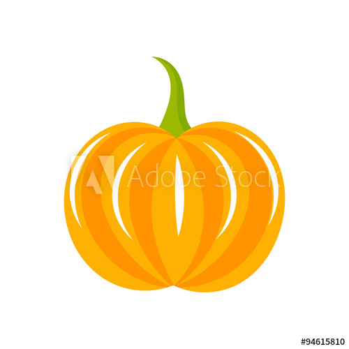 500x500 Pumpkin Vector Illustration