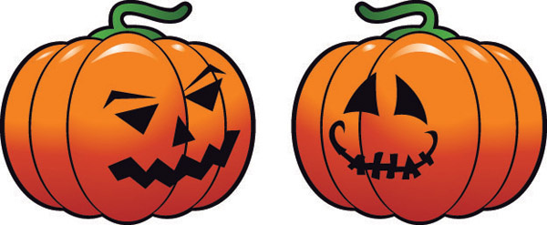 600x247 Free Halloween Pumpkin Vectors Graphics Free Vector Download