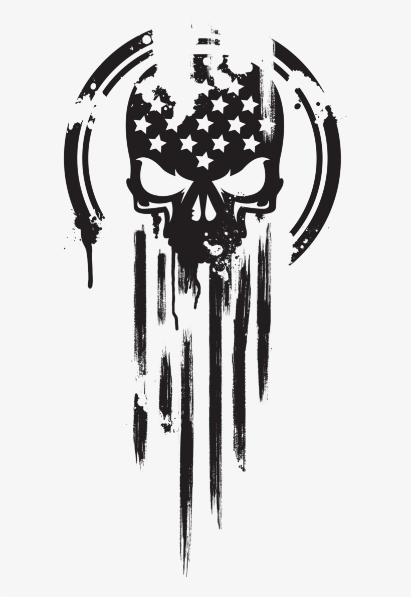 Download Punisher Skull Flag Vector at Vectorified.com | Collection ...