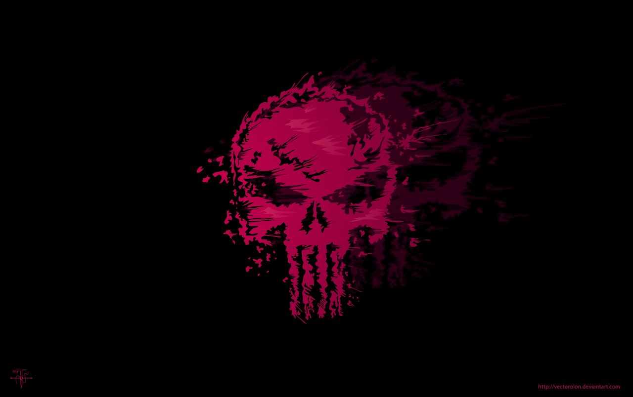 1280x804 Punisher Skull Logo Vector Wallpapers