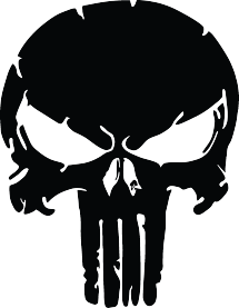 Punisher Skull Logo Vector at Vectorified.com | Collection of Punisher ...