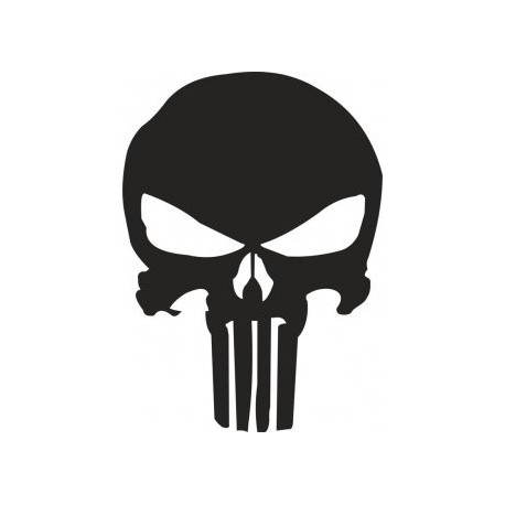 458x458 Punisher Skull Stencil Vector Free Vector