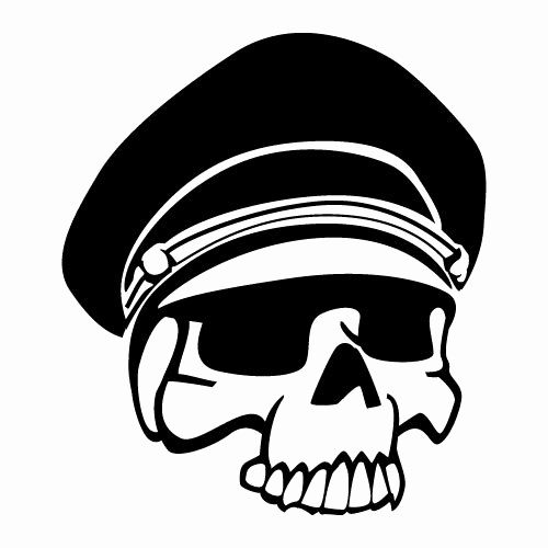 500x500 Military Skull Logo