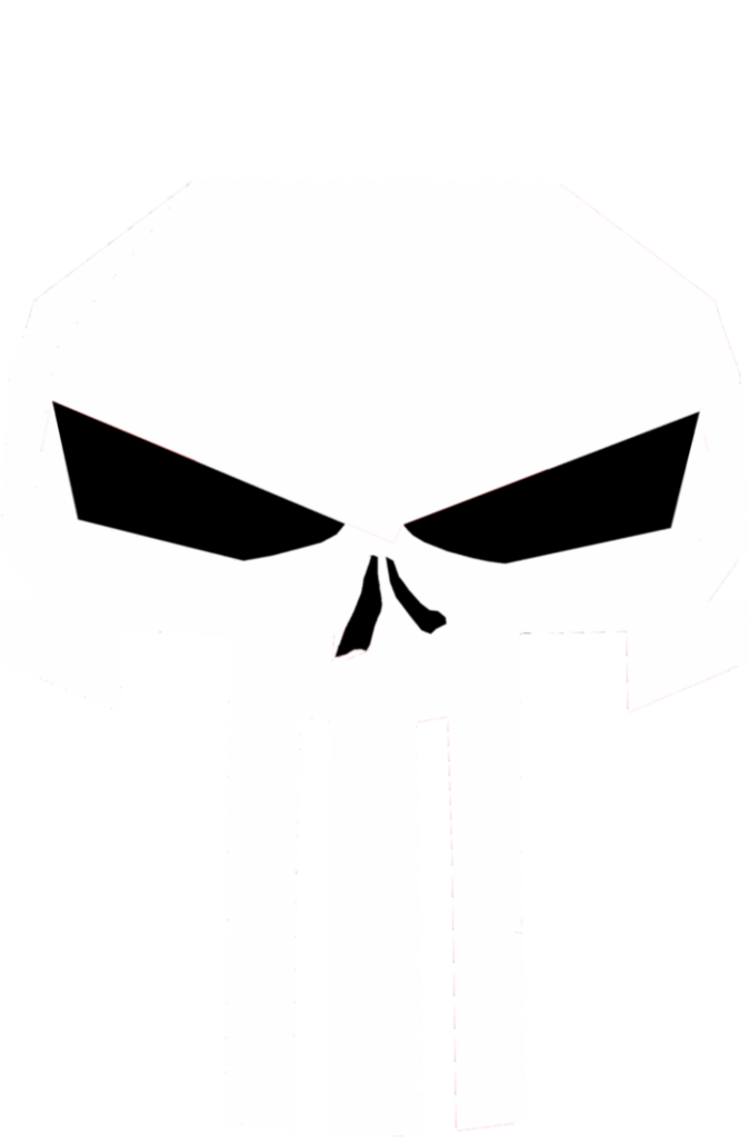 Punisher Skull Logo Vector