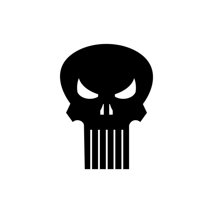 Punisher Skull Vector at Vectorified.com | Collection of Punisher Skull ...