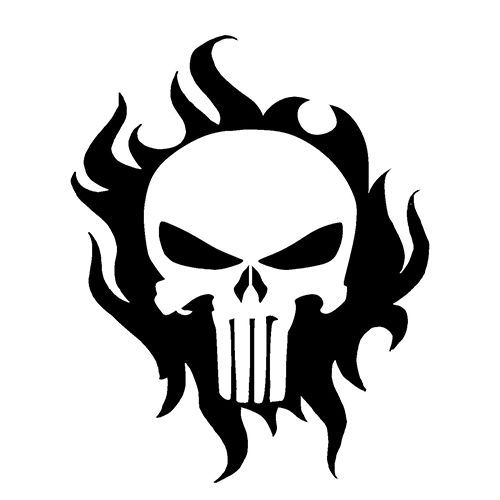 500x500 Punisher Skull Vector Gallery