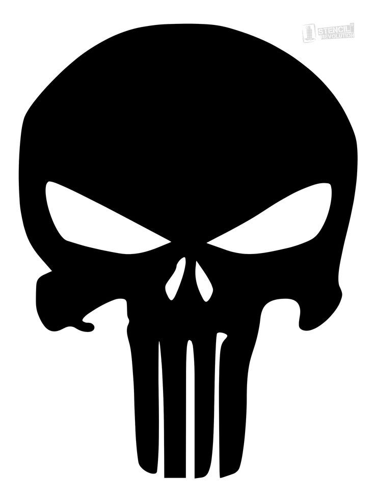 736x986 Punisher Skull Stencil General Printable Stencil Patterns