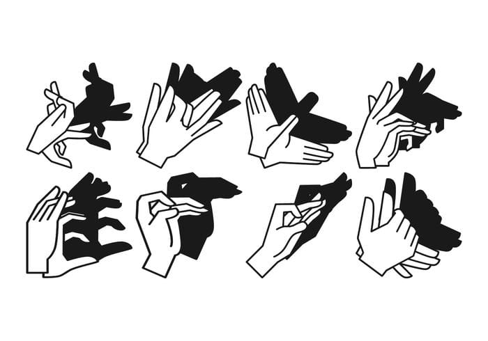 700x490 Free Shadow Hand Puppet Vector Free Graphics Uihere
